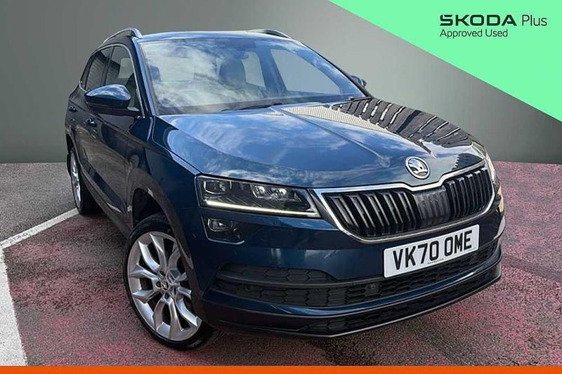Used Skoda Karoq SE 150 HP (110 kW) 2020 Blue SUV