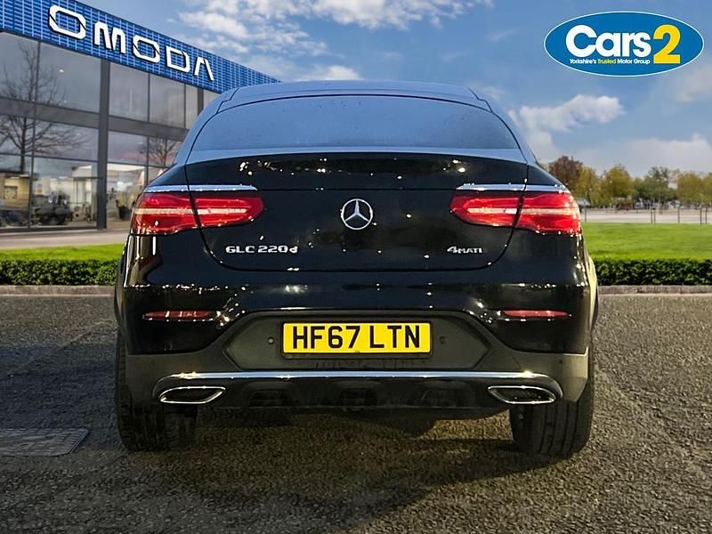 Used Mercedes GLC220 AMG Line Premium 168 HP (123 kW) 2017 Black Coupe