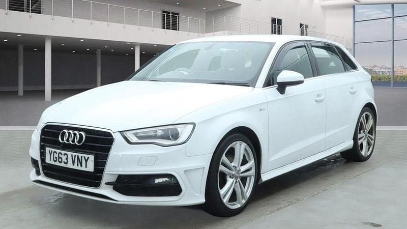 Used Audi A3 Sportback S-Line 2013 White Hatchback