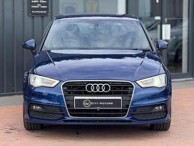 Used Audi A3 Sportback S-Line 2014 Blue Hatchback