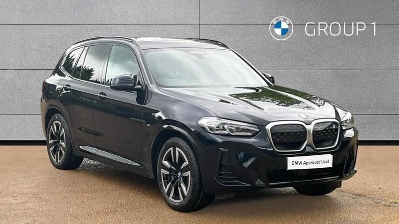Black Used 2021 BMW iX3 M Sport SUV | £27,050 (Fair price) - Image 1/4