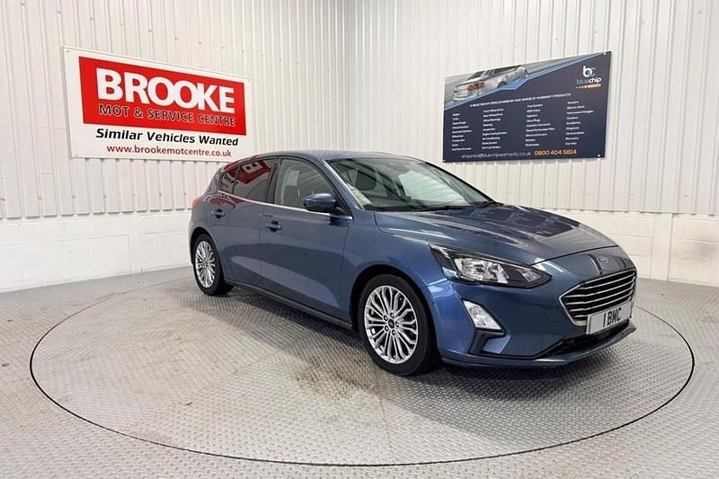 Used Ford Focus Titanium X 125 HP (91 kW) 2020 Blue Hatchback