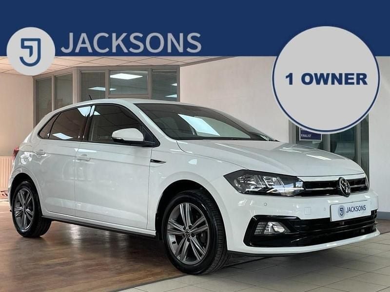 White Used 2021 VW Polo R-line Hatchback | £14,640 (A bit pricey) - Image 1/3