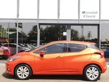 Used Nissan Micra Acenta 100 HP (73 kW) 2020 Orange Hatchback