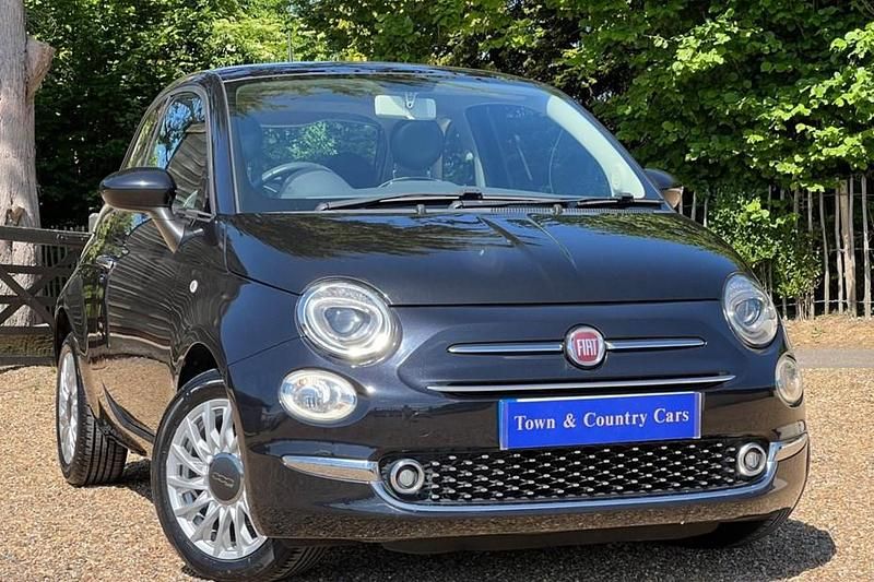 Black Used 2016 Fiat 500 Lounge Hatchback | £9,950 (Fair price) - Image 1/1