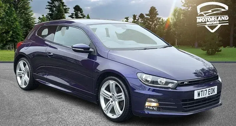 Used VW Scirocco R-line 180 HP (132 kW) 2017 Purple Coupe