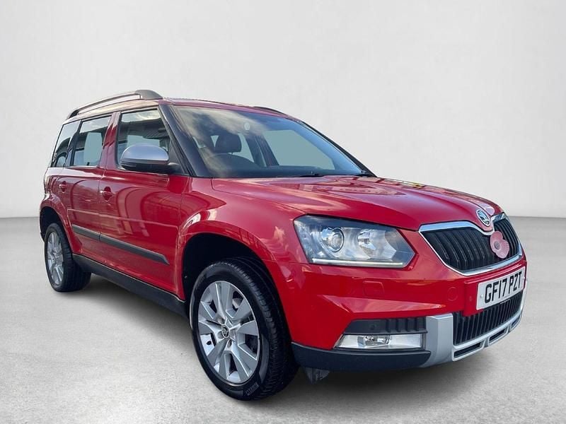 Red Used 2017 Skoda Yeti Drive SUV | £13,582 (Fair price) - Image 1/4