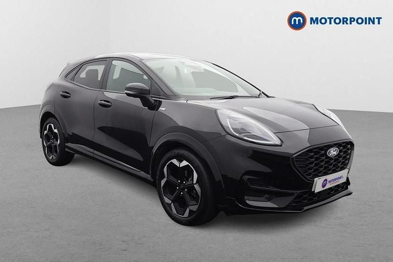 Black Used 2024 Ford Puma Gen-E ST-Line X SUV | £19,949 (Fair price) - Image 1/4