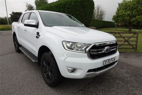 White Used 2020 Ford Ranger Limited Pickup | £20,388 (Fair price) - Image 1/1
