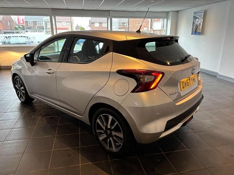 Second-hand Nissan Micra Acenta 2017 Argintiu Hatchback