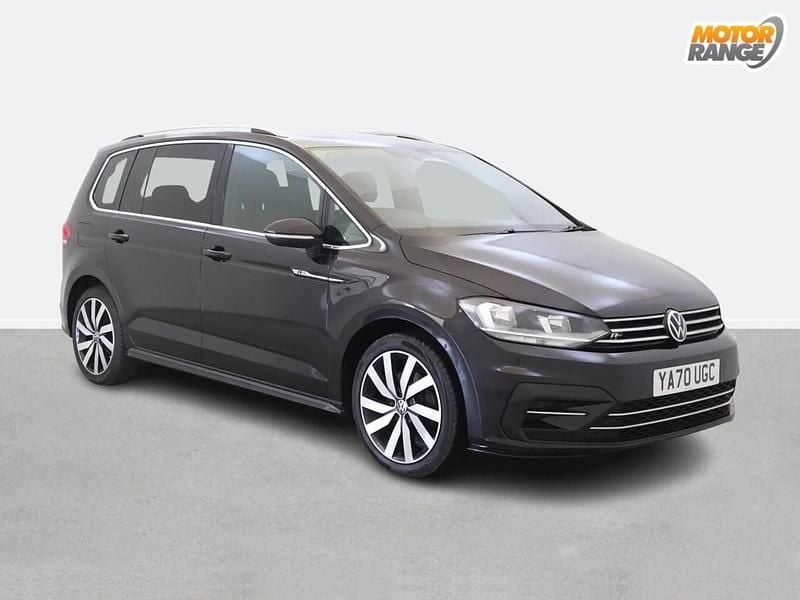 Black Used 2021 VW Touran R-line MPV | £18,195 (Fair price) - Image 1/4