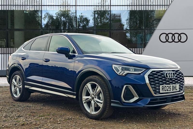 Blue Used 2025 Audi Q3 Sportback S-Line SUV | £32,490 (A bit pricey) - Image 1/4