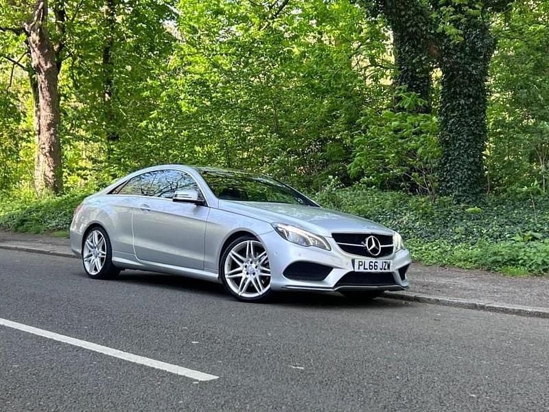 Used Mercedes E220 AMG line 2016 Silver Coupe