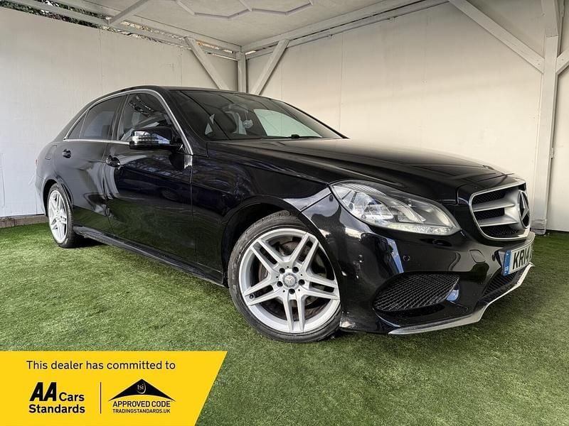 Black Used 2014 Mercedes E220 AMG Sedan | £6,995 (Good price) - Image 1/4