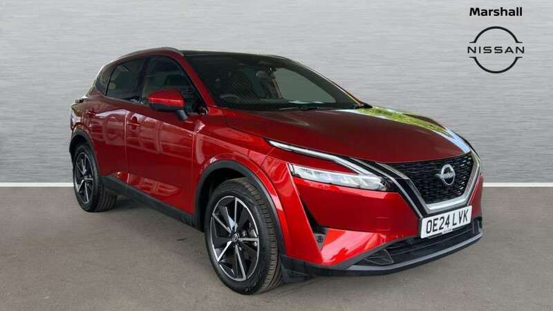 Red Used 2024 Nissan Qashqai Tekna SUV | £24,856 (Expensive) - Image 1/4