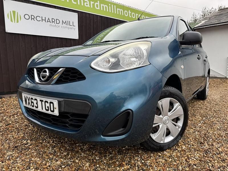 Blue Used 2013 Nissan Micra Visia Hatchback | £4,295 (A bit pricey) - Image 1/4