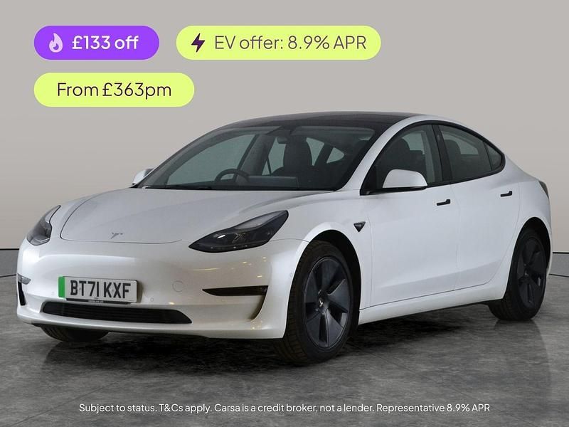 White Used 2021 Tesla Model 3 Long Range AWD Sedan | £20,478 (Fair price) - Image 1/1