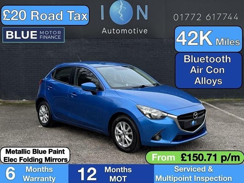 Blue Used 2015 Mazda 2 Hatchback | £7,495 (Fair price) - Image 1/4