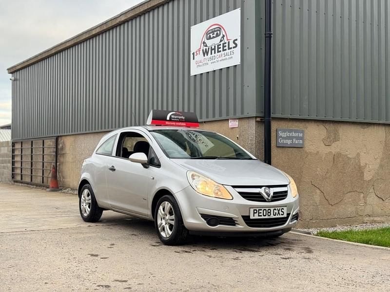 Silver Used 2008 Vauxhall Corsa Hatchback | £1,995 (Fair price) - Image 1/4