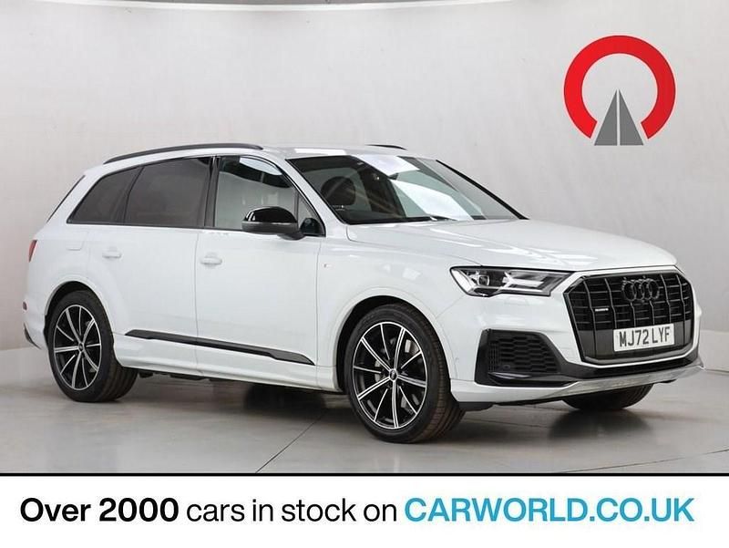 White Used 2022 Audi Q7 Black Edition SUV | £35,990 (Super price) - Image 1/3