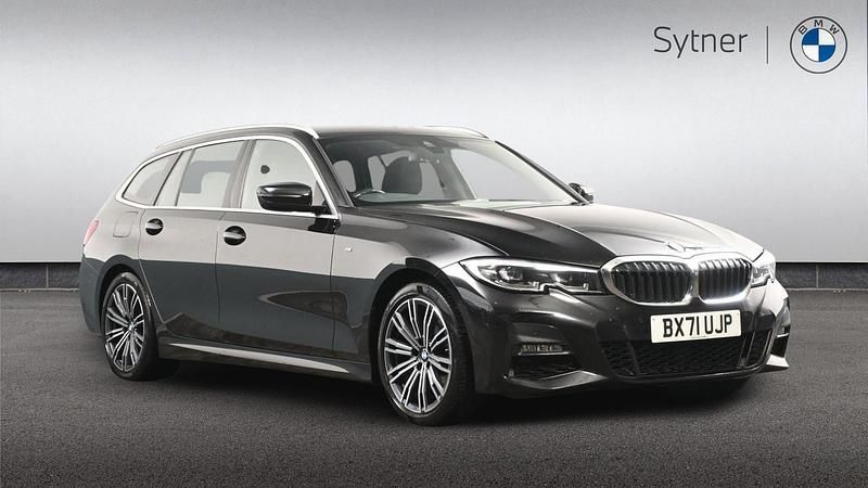Black Used 2021 BMW 320 M Sport Estate | £23,500 - Image 1/4