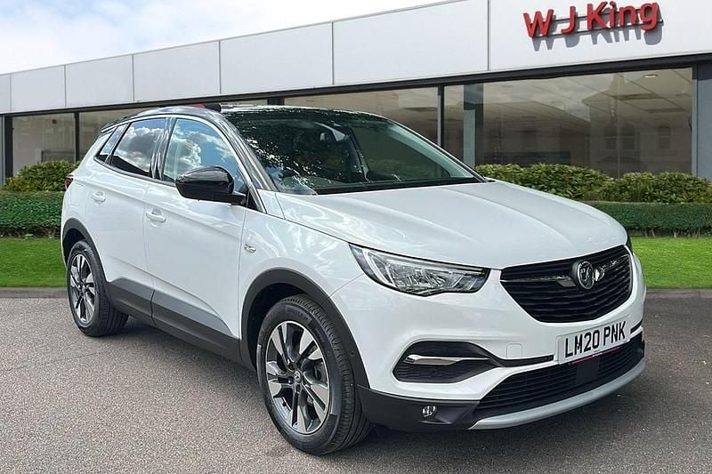 White Used 2020 Vauxhall Grandland X SRi SUV | £12,695 (Fair price) - Image 1/3