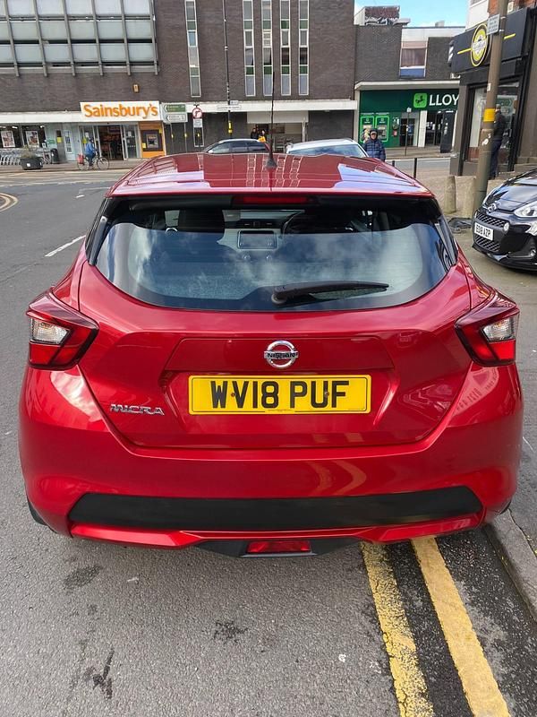 Used Nissan Micra Acenta Limited Edition 2018 Red Hatchback