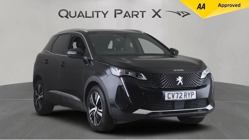 Used Peugeot 3008 GT-line 130 HP (95 kW) 2022 Black Hatchback