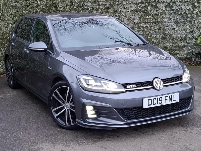 Used VW Golf VII GTD 184 HP (135 kW) 2019 Grey Hatchback
