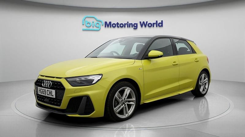 Used Audi A1 Sportback S-Line 150 HP (110 kW) 2019 Yellow Hatchback