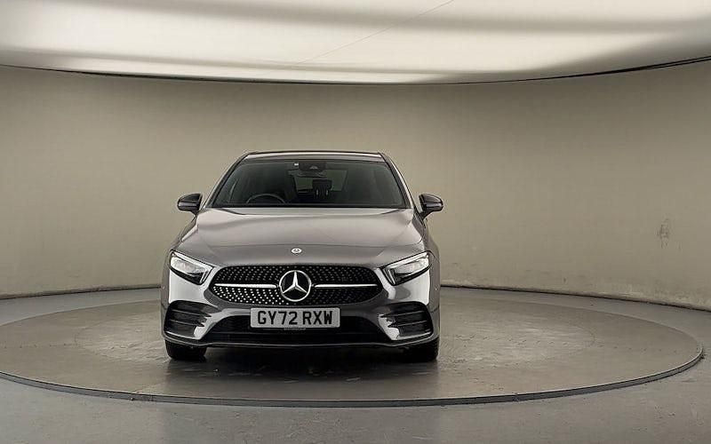Used Mercedes A250 AMG line 218 HP (160 kW) 2022 Mountain grey Hatchback