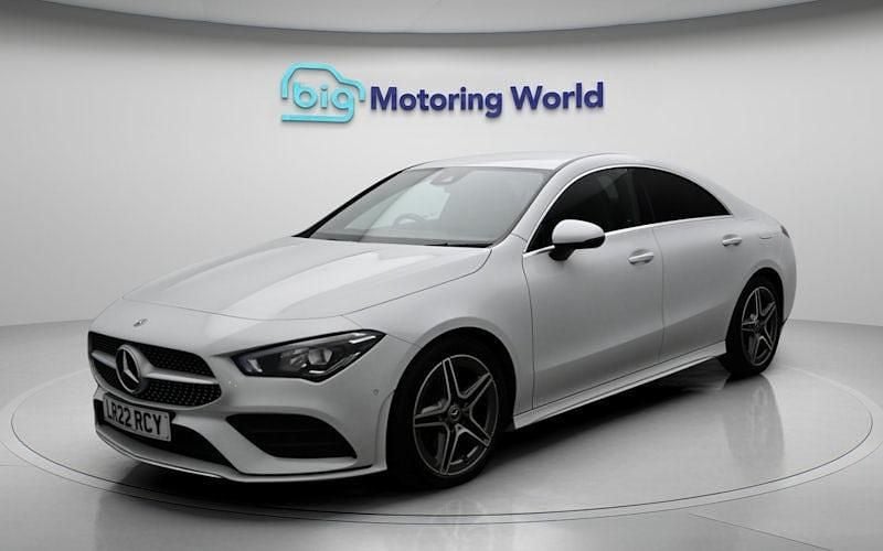 Used Mercedes CLA180 AMG line 136 HP (100 kW) 2022 White Sedan