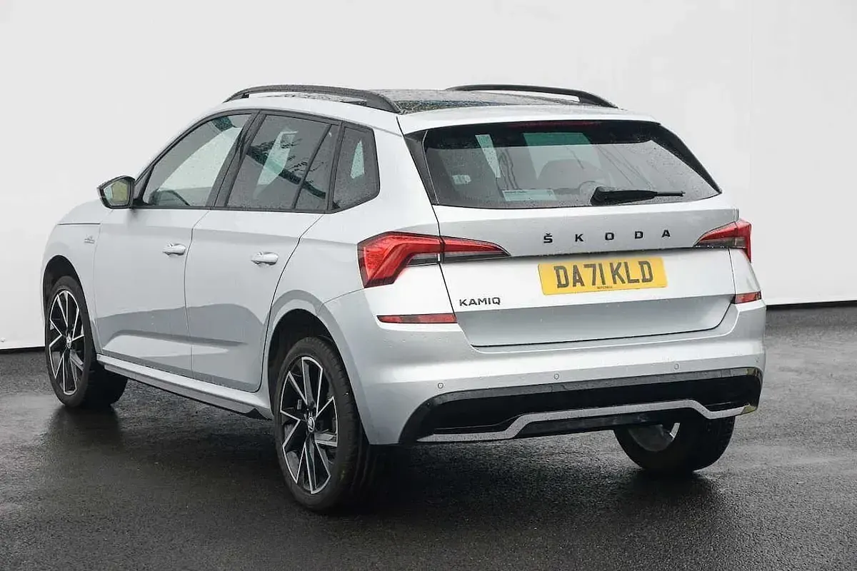 Used Skoda Kamiq Monte Carlo 147 HP (108 kW) 2021 Brilliant silver metallic SUV