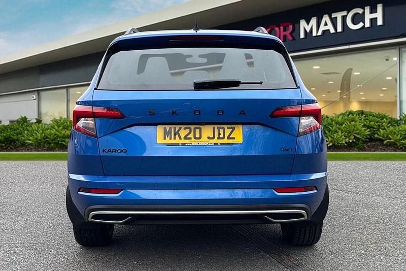 Used Skoda Karoq SportLine 2020 Blue SUV