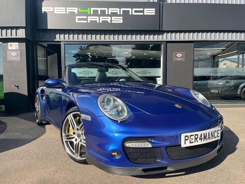 Blue Used 2007 Porsche 997 Turbo Cabriolet | £44,990 - Image 1/4