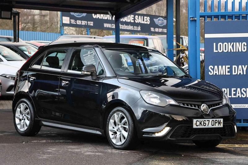 Used MG MG3 106 HP (77 kW) 2017 Black Hatchback