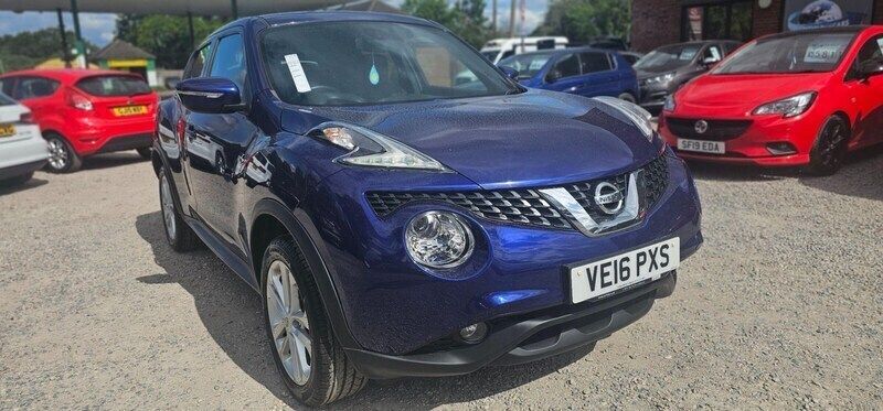 Blue Used 2016 Nissan Juke N-Connecta SUV | £5,495 (Fair price) - Image 1/4