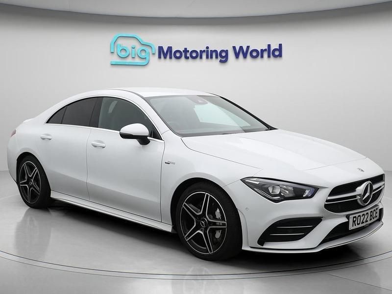 White Used 2022 Mercedes CLA35 AMG AMG Coupe | £27,800 (Fair price) - Image 1/4