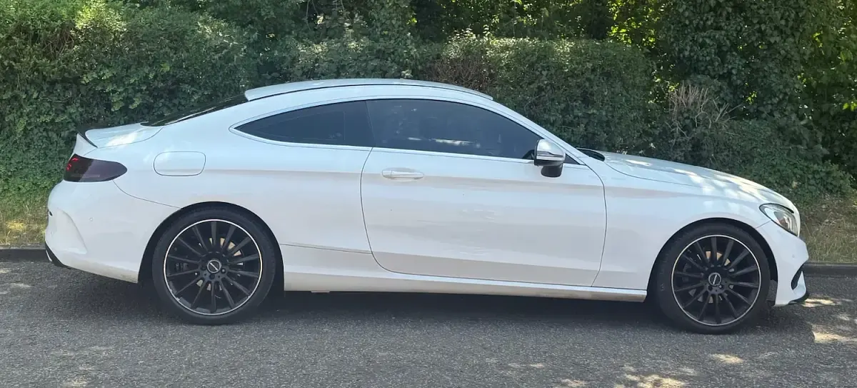 Used Mercedes C220 2016 White Coupe