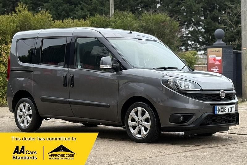 Grey Used 2018 Fiat Doblò Lounge MPV | £5,990 (Good price) - Image 1/2