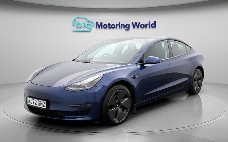 Usado Tesla Model 3 Long Range AWD 366 kW (498 HP) 2022 Azul Sedan