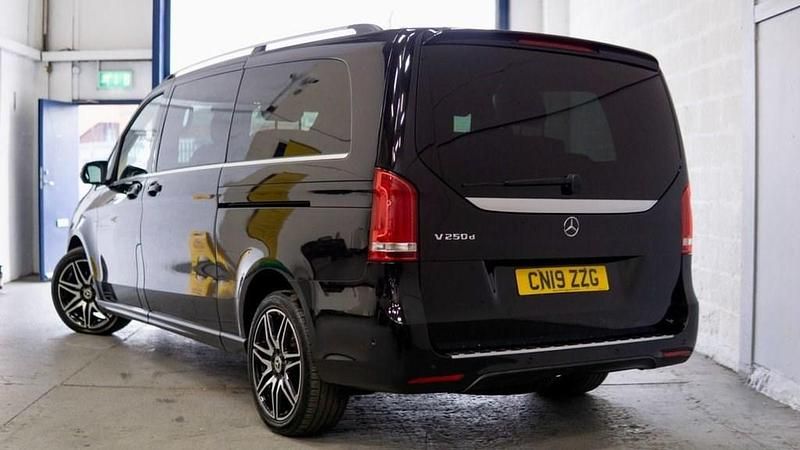 Used Mercedes V250 AMG line 2019 Black MPV