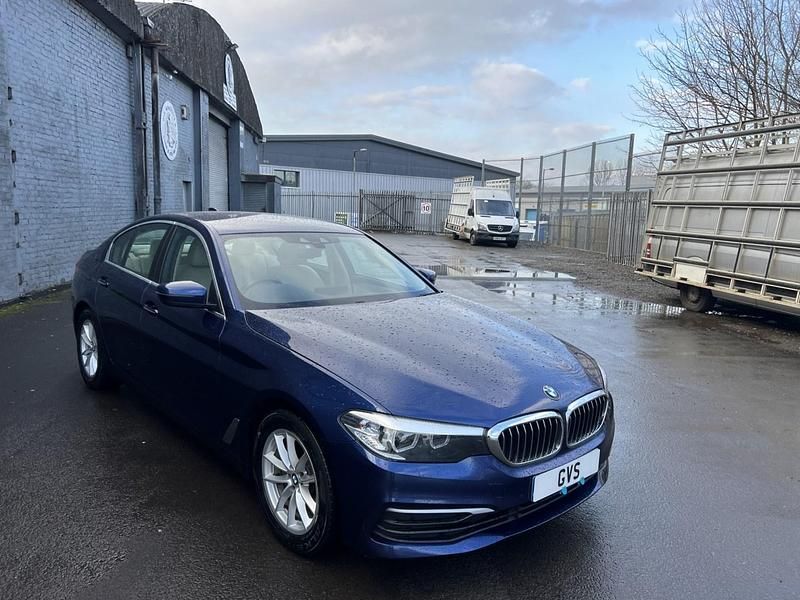 Used BMW 520 2018 Blue Sedan