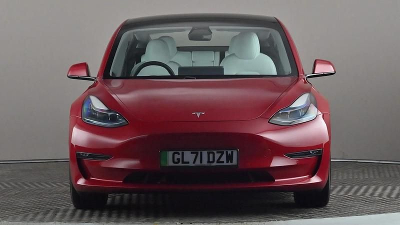 Used Tesla Model 3 Long Range AWD 258 kW (351 HP) 2021 Red Sedan