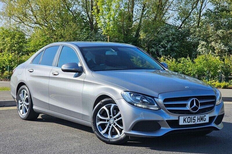 Silver Used 2015 Mercedes C200 SE Sedan | £7,800 (Good price) - Image 1/1