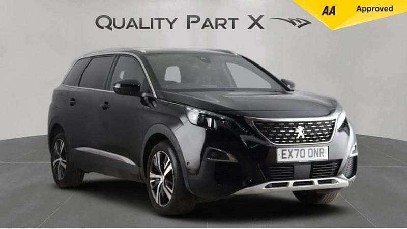 Used Peugeot 5008 GT-line 130 HP (95 kW) 2020 Black SUV