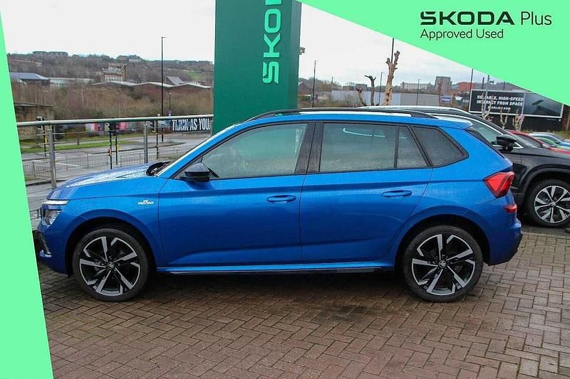 Used Skoda Kamiq Monte Carlo 113 HP (83 kW) 2025 Race blue metallic SUV