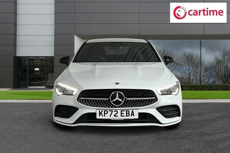 Used Mercedes CLA200 AMG Line Premium 163 HP (119 kW) 2022 White Coupe