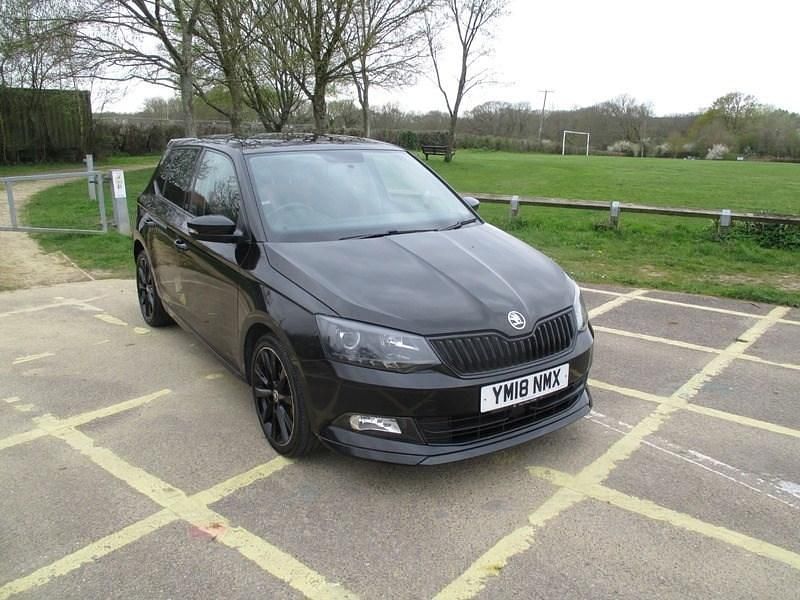 Used Skoda Fabia Monte Carlo 110 HP (80 kW) 2018 Black Hatchback