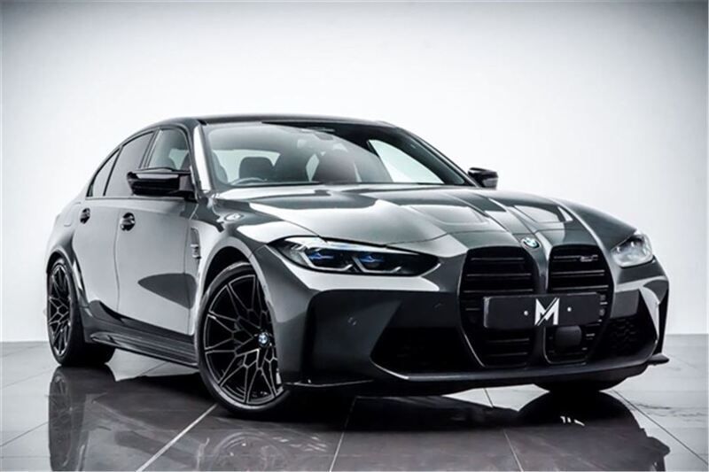 Grey Used 2022 BMW M3 Competition Edition Sedan | £62,995 (Expensive) - Image 1/2